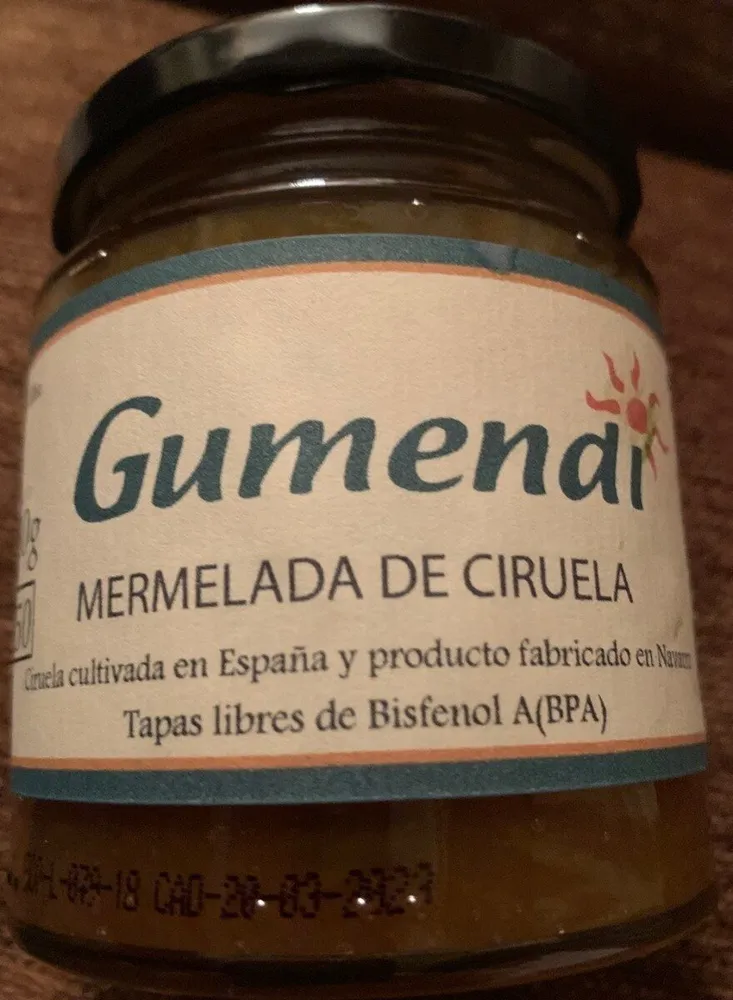 Mermelada  de ciruela