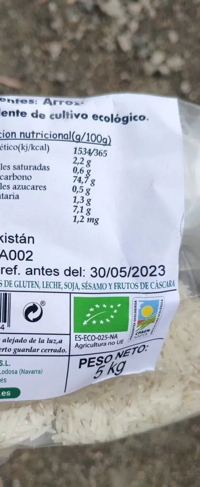 Arroz basmati