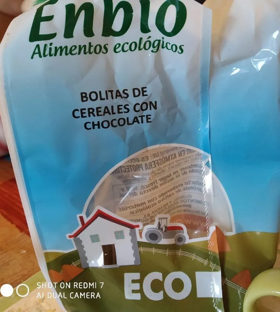Bolitas cereales con chocolate