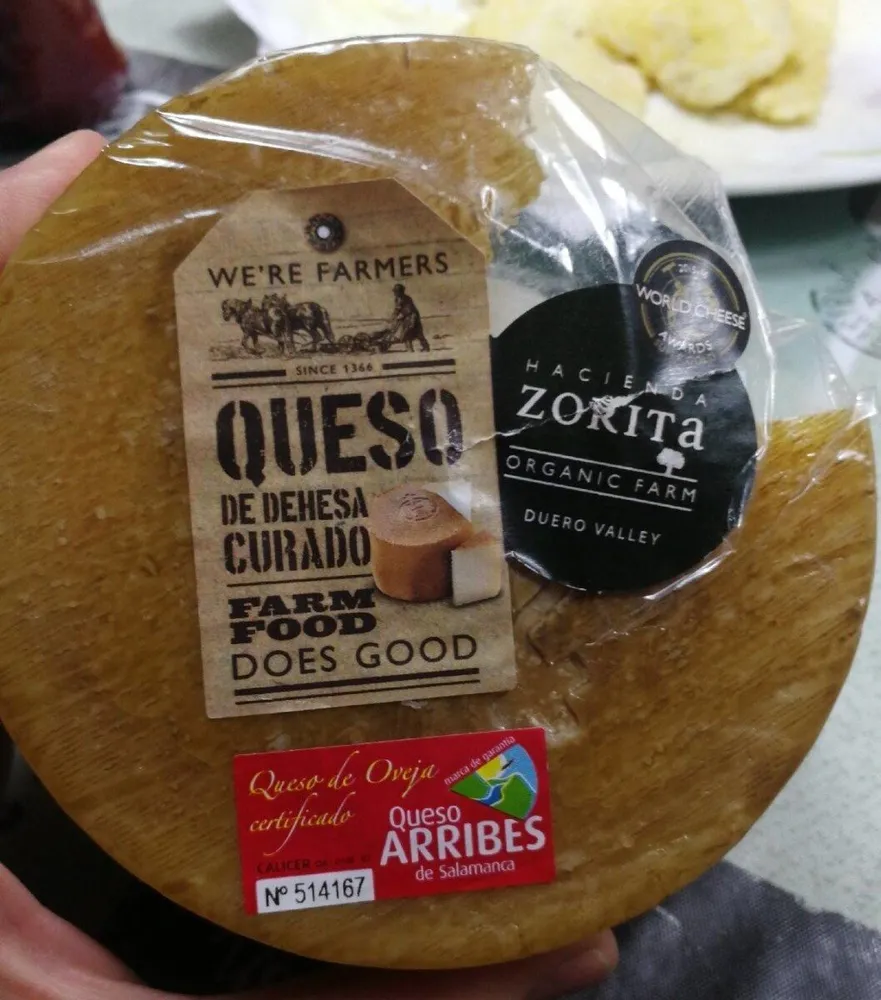 Queso de leche de oveja curado de dehesa