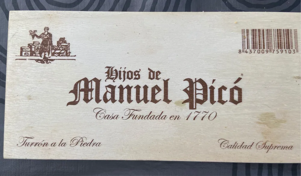 Turrón a la piedra