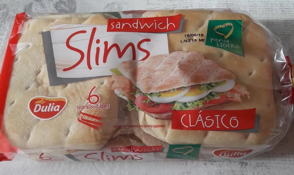 Sandwich slims clásico