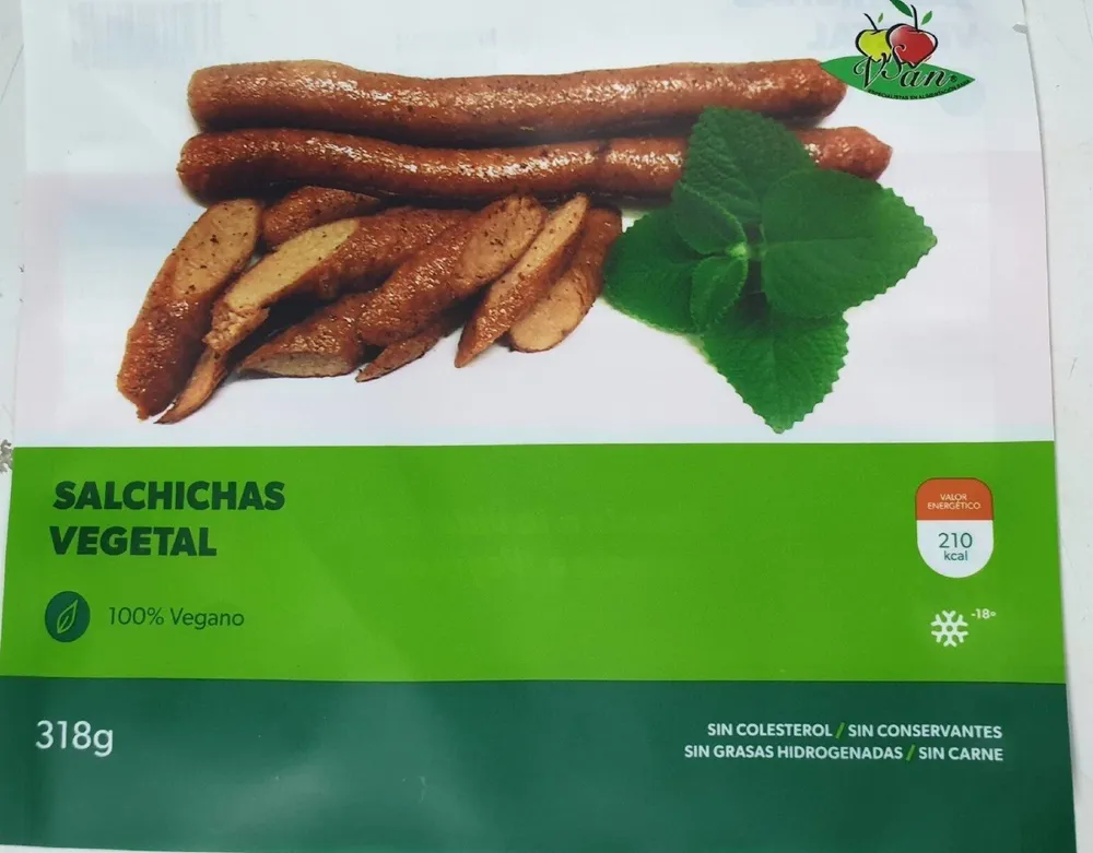Salchichas vegetal