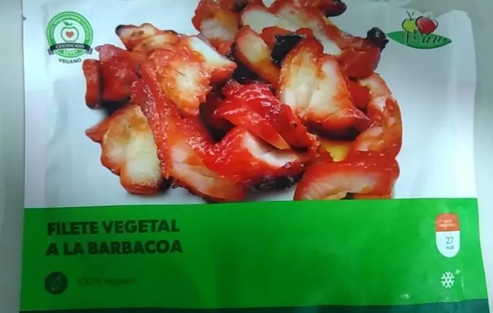 Filete vegetal a la barbacoa