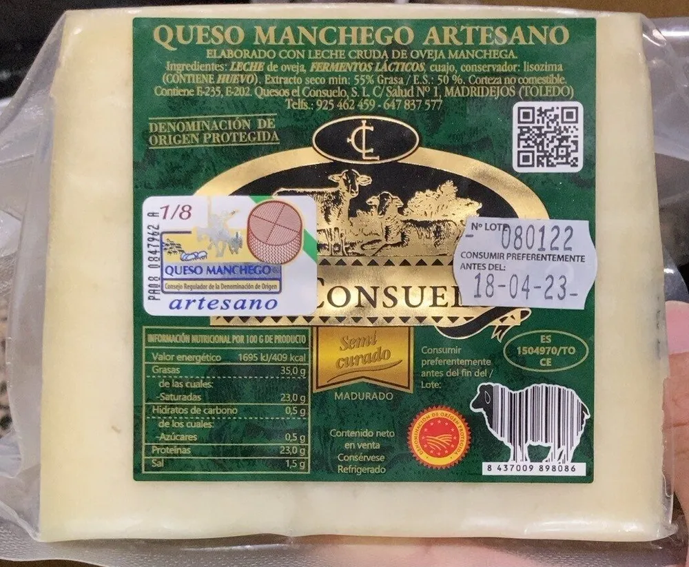 Queso manchego artesano
