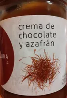 Crema de chocolate y azafrán