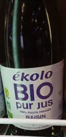 Ekolo BIO pur jus 100% Raisin