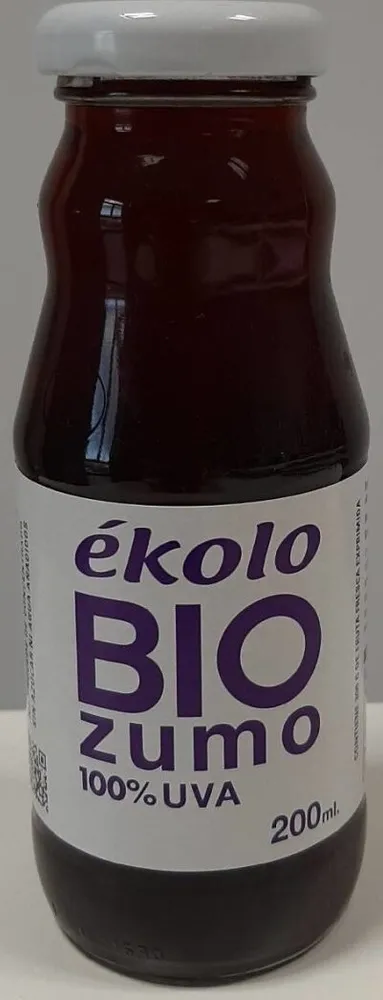 Zumo de uva bio