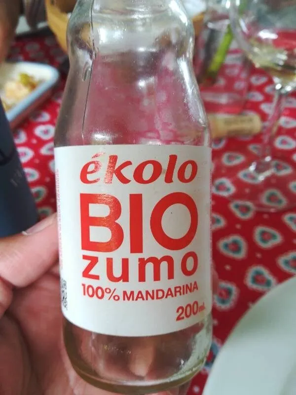 Bio zumo mandarina