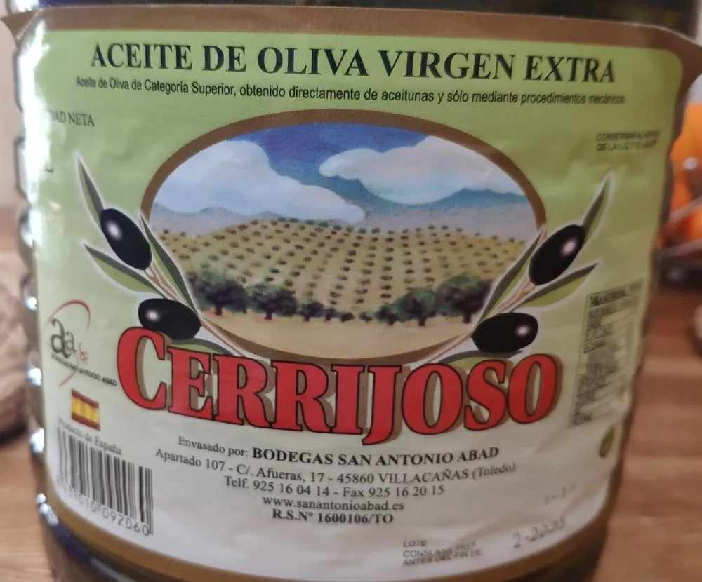 Aceite de oliva virgen extra