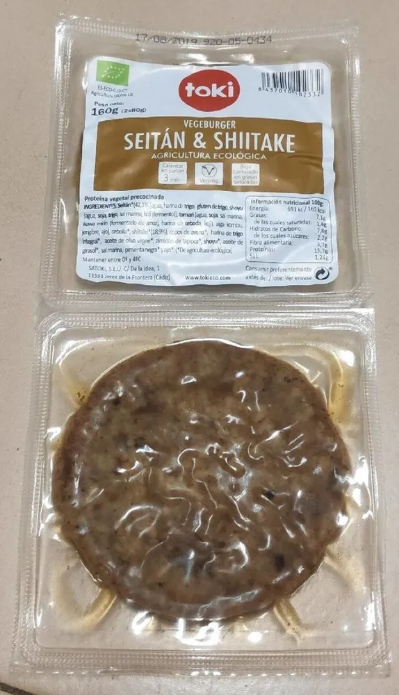 Vegeburguer (Seitán&Shiitake)