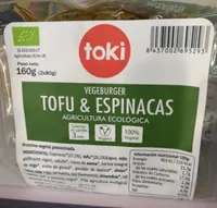 Vegeburger Tofu y Espinacas