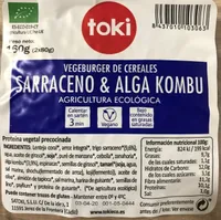 Hamburguesa Sarraceno & Alga Kombu