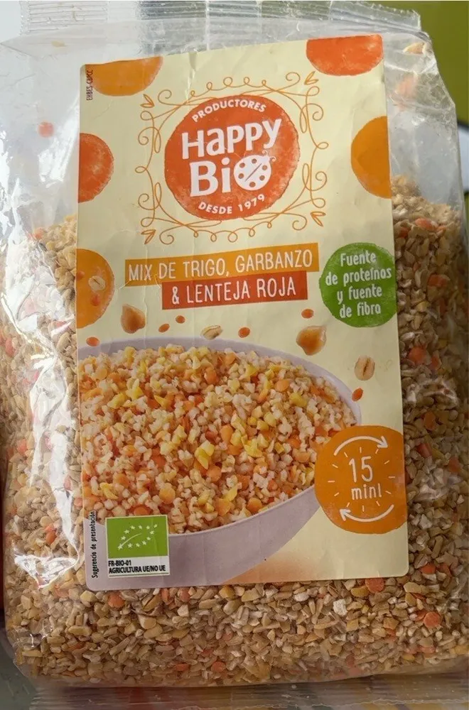 Mix de trigo garbanzo y lenteja roja