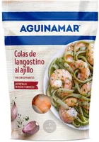 Colas de langostino al ajillo