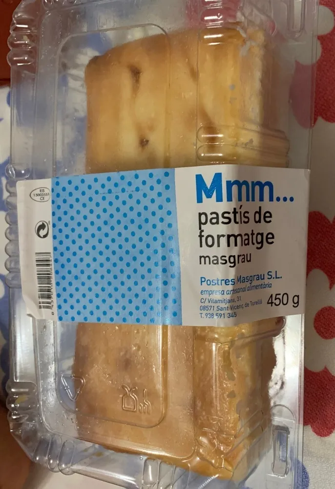 Pastís de formatge