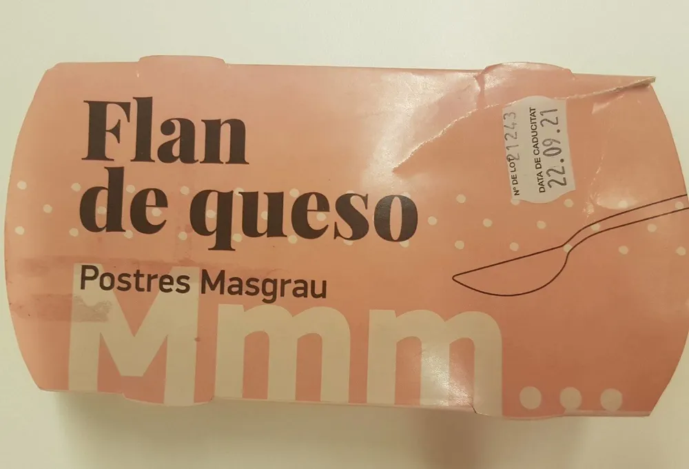 Flan de queso