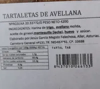 Tartaletas de avellana