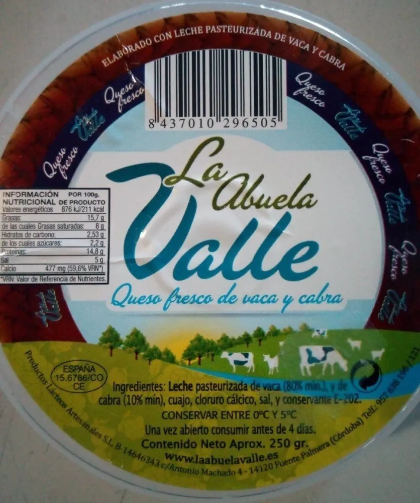 Queso fresco de vaca y oveja