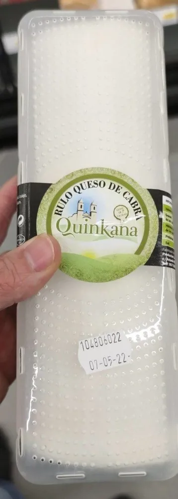 Rulo queso cabra quinkana