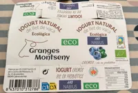 Iogurt natural de llet de vaca ecològica