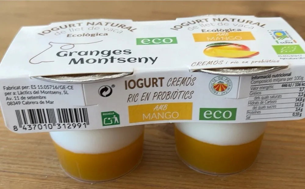 Iogurt amb Mango