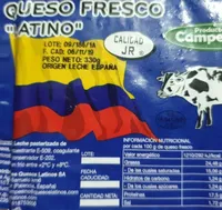 Queso fresco latino