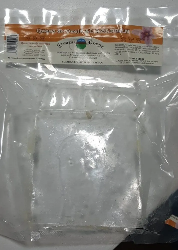 Queso de oveja al azafran