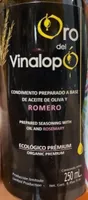 Condimento preparado a base de aceite de oliva y romero