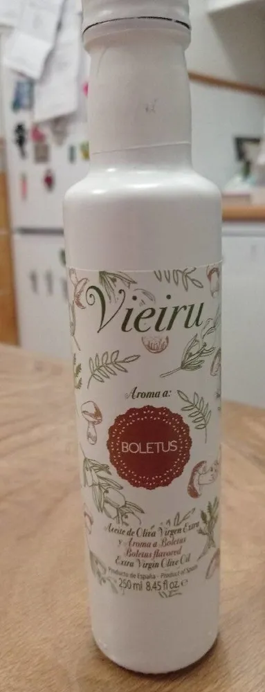 Aceite de oliva virgen extra y aroma a boletus