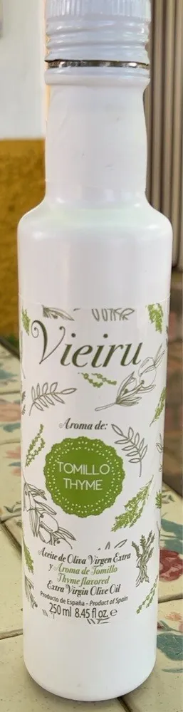 Aceite de oliva virgen extra aroma de tomillo