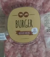 Burguer meat con queso