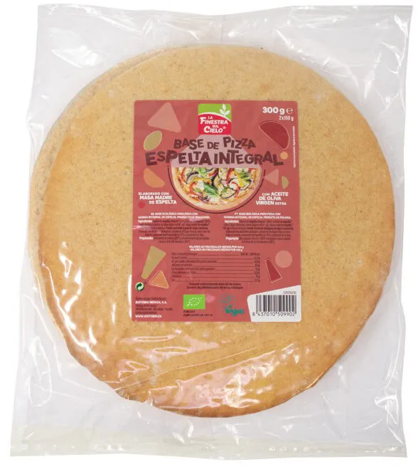 Basa de pizza espelta integral
