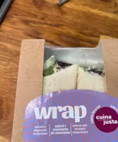 Wrap salmon y mayonesa de mostasa