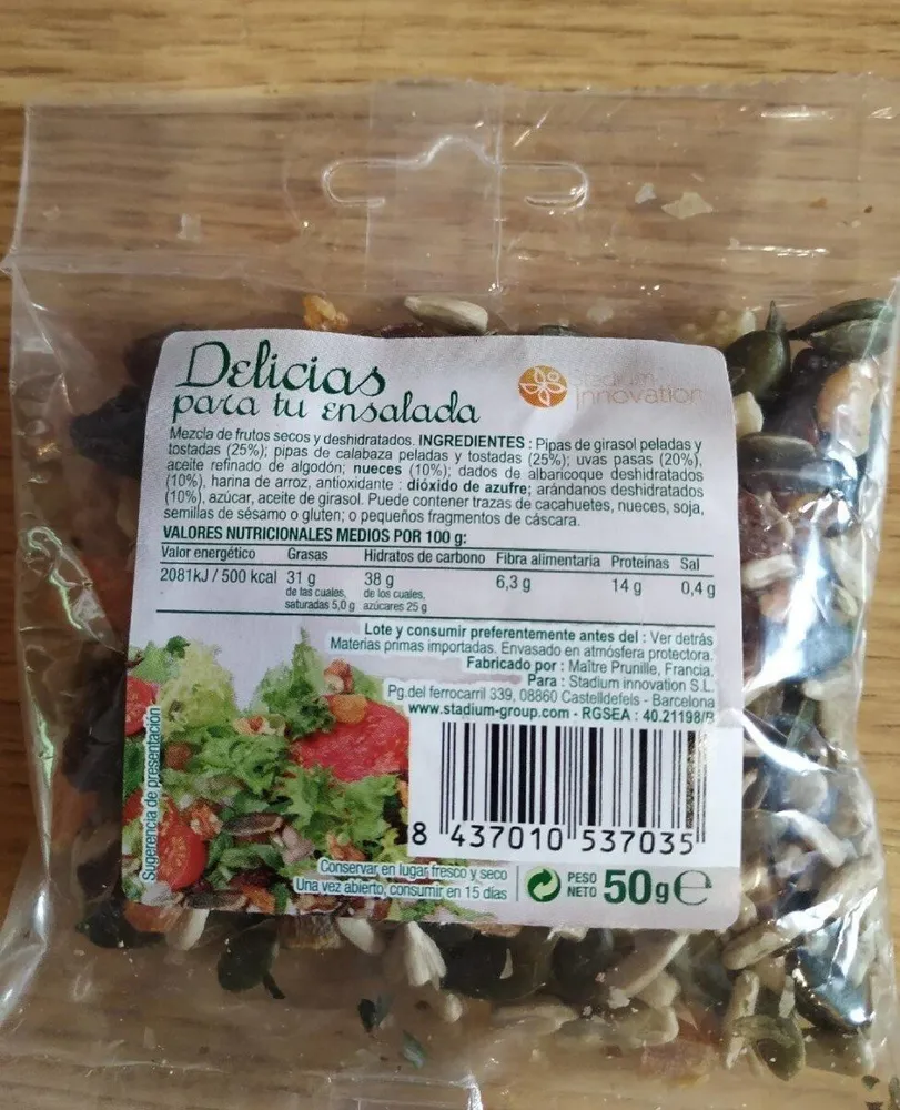 Delicias para tu ensalda