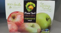 Compota de manzana 100% fruta pack 4 tarrinas 100 g