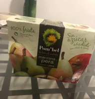 Compota de manzana y pera 100% fruta