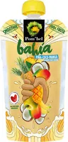 Smoothie frutal para beberfruta bahía con piña, coco y mango
