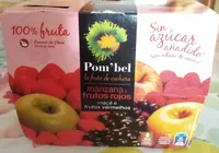 Compota de manzana y frutos rojos pack 4 tarrina 100 g