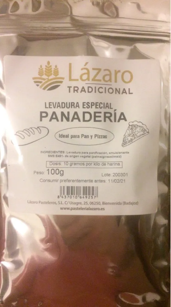 Levadura Especial Panaderia