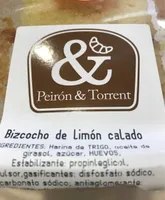 Bizcocho de limon calado