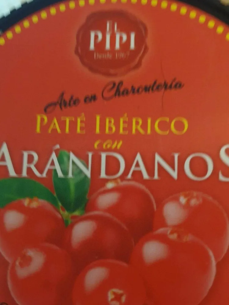 Paté ibérico con arándanos
