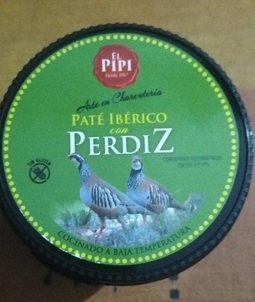 Paté ibérico con perdiz