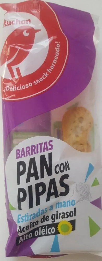 Barritas pan con pipas