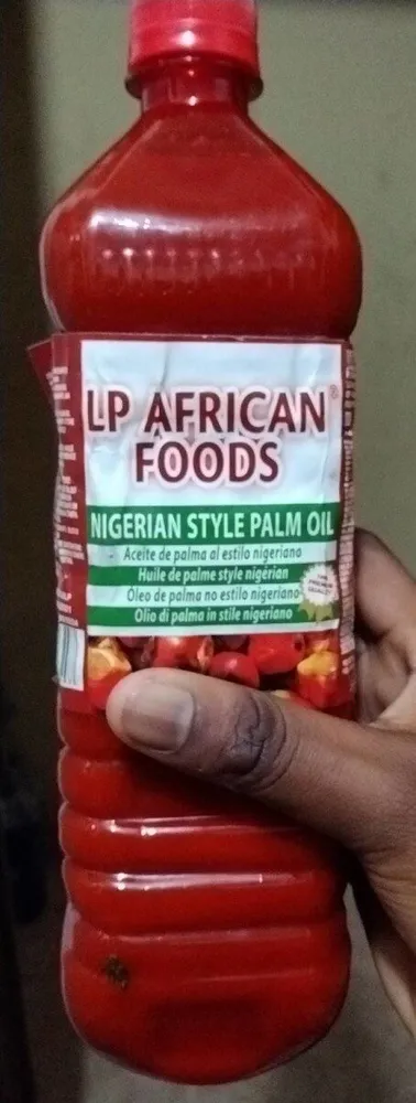 Nigerian style palm oil