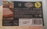 Pollo asado al horno