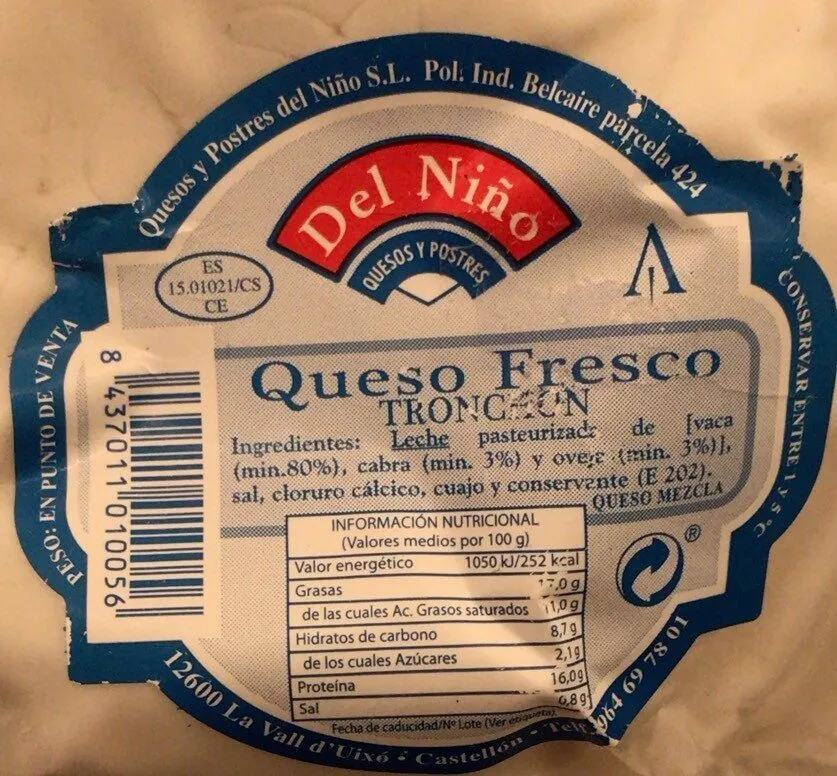 Queso Fresco TRONCHON