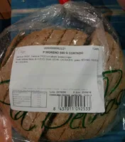 Pan moreno cortado