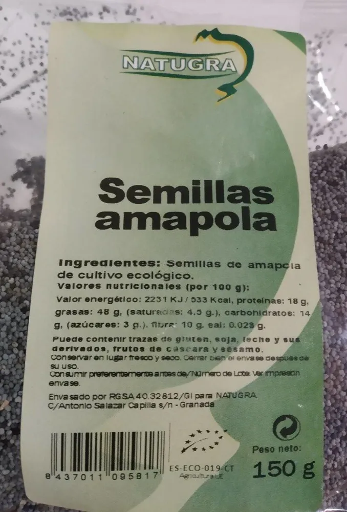 Semillas amapola