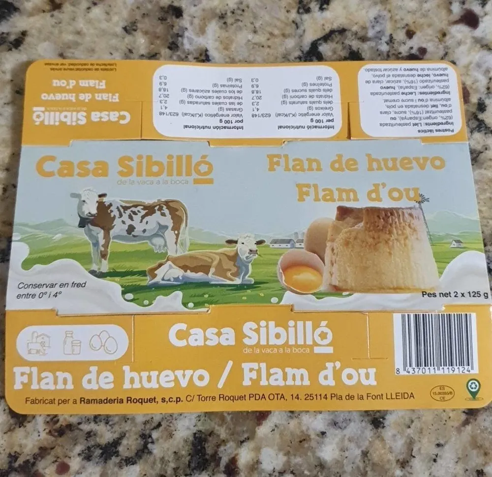 Flan de huevo